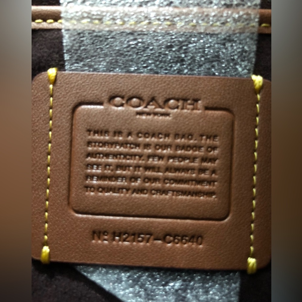 COACH Embossed Croc Studio Shoulder Bag ~ Wine ~ NWT - Picture 10 of 12